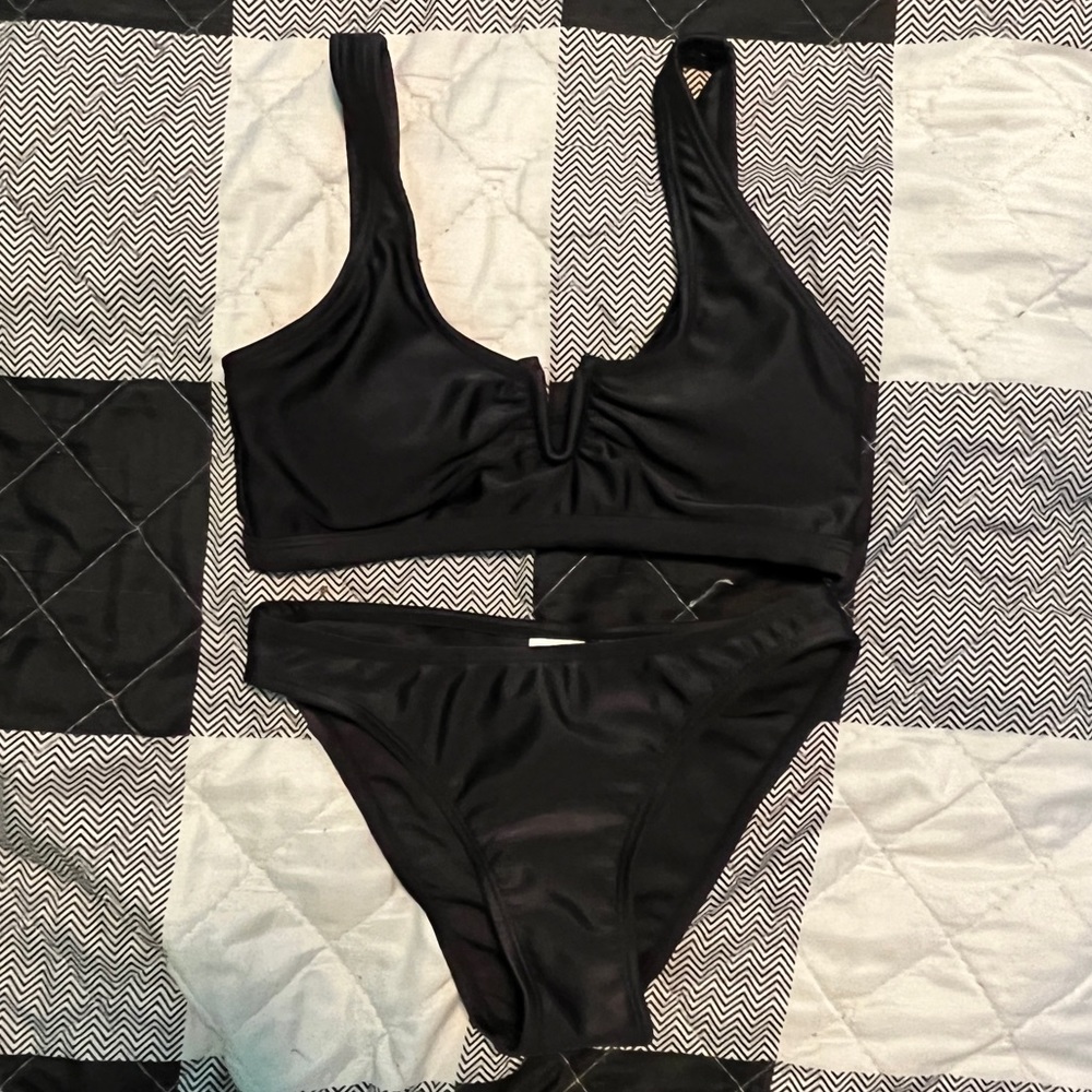 SHEIN Kids Swim black Bikini size 130 unused